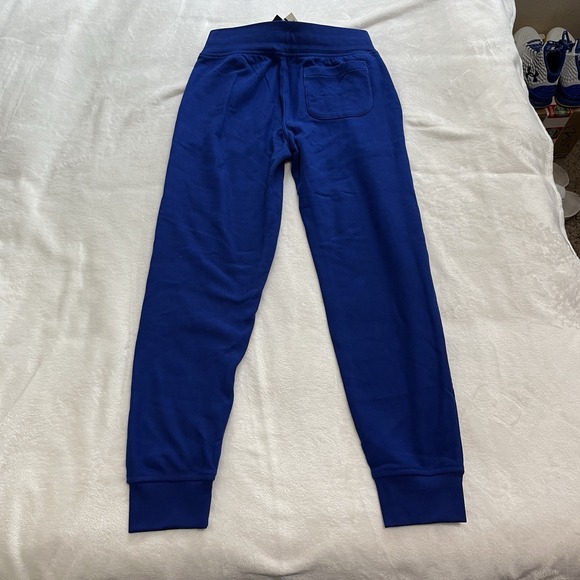 POLO RALPH LAUREN Men's‎ Extra Small Royal Blue Graphic Logo Fleece Jogger Pants - Picture 3 of 15